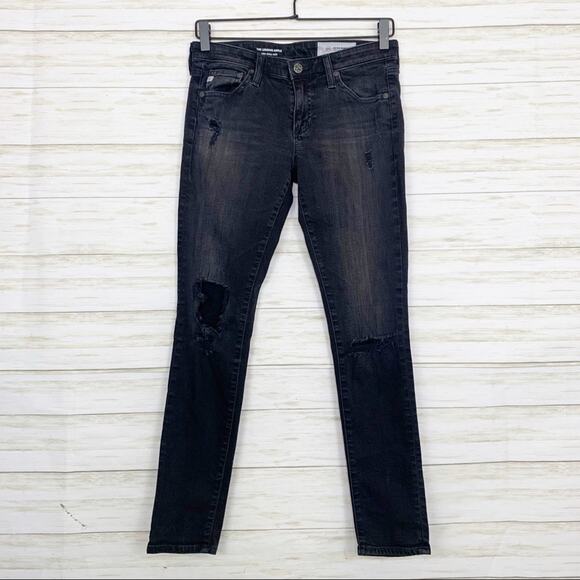 Adriano Goldschmied The Legging Super Skinny Distressed Jeans - Picture 2 of 8